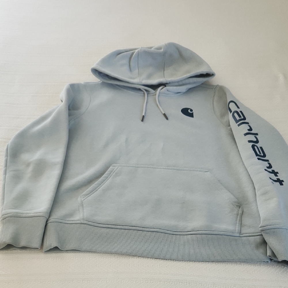 Carhartt Gray Sweatshirt Quarter-Zip Hoodie